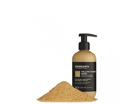 RICA Dažanti Kaukė Labai Šviesiems Plaukams RICA Cromearth I Colordi Della Terra Yellow Ocher 250 ML RICA Dažanti Kaukė Labai Šviesiems Plaukams RICA Cromearth I Colordi Della Terra Yellow Ocher 250 ML
